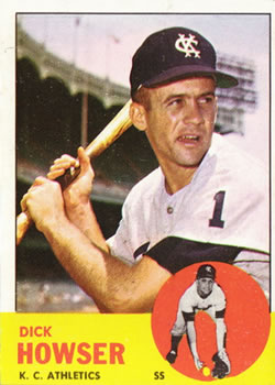 1963 Topps Baseball Cards      124     Dick Howser